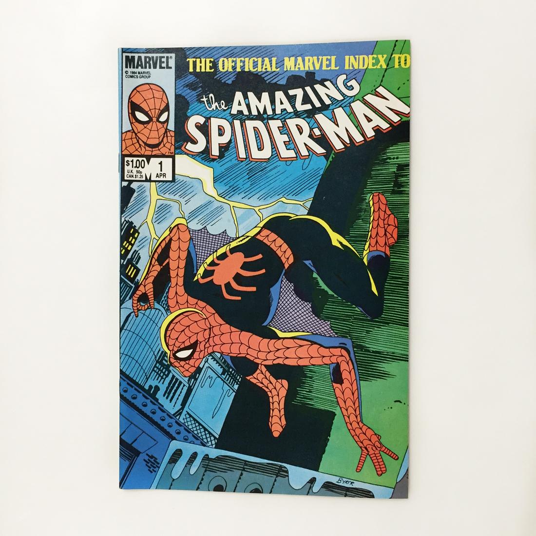 INDEX OF THE AMAZING SPIDER MAN #1 1985 comic Marvel (1 of 3)