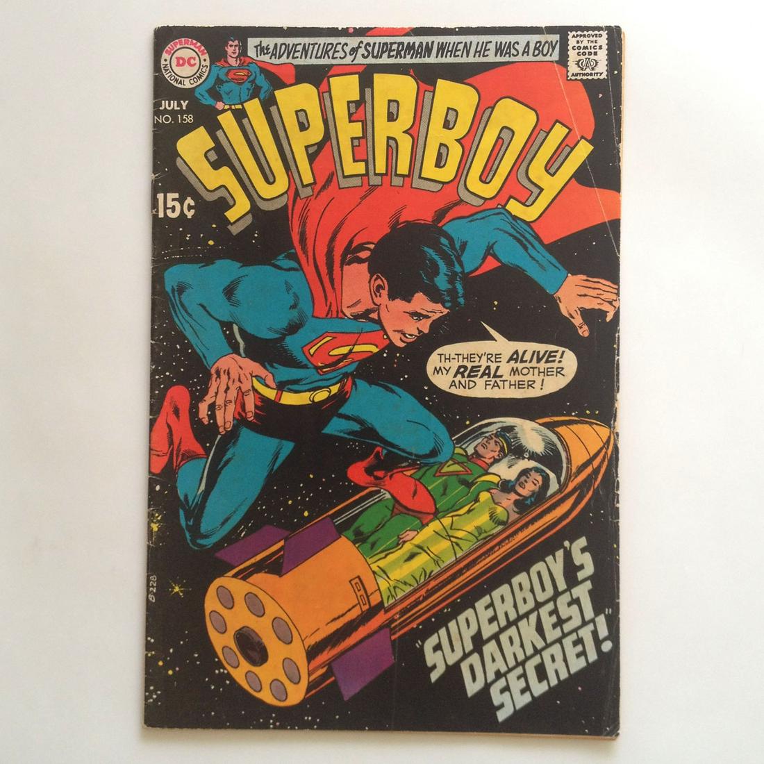 SUPERBOY #158 1969 comic book DC (1 of 3)