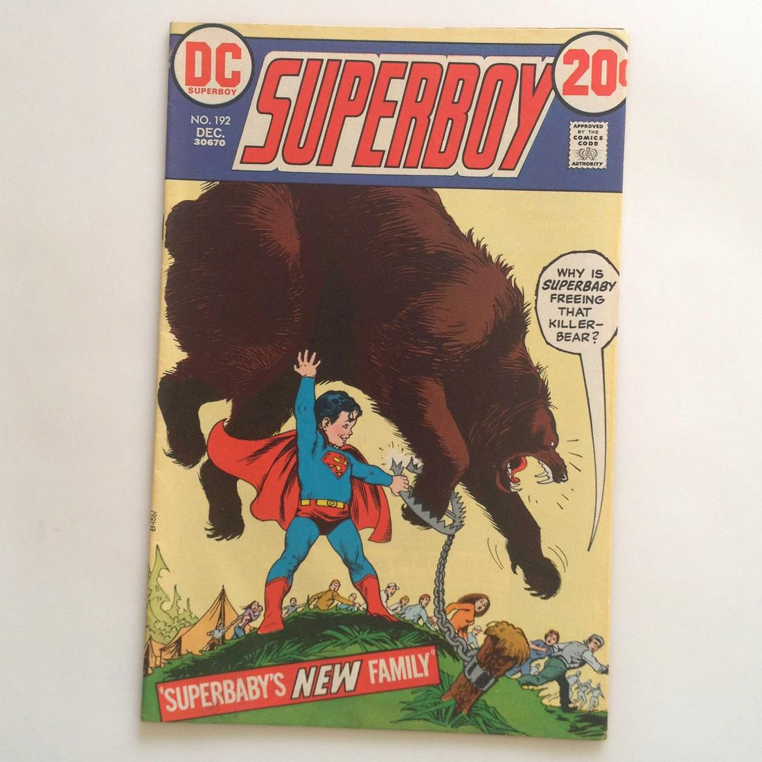 SUPERBOY #192 1972 comic book DC (1 of 3)