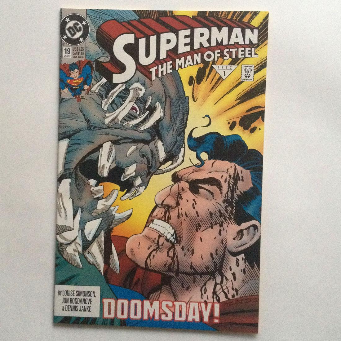 SUPERMAN THE MAN OF STEEL #19 1 1992  comic book DC (1 of 3)