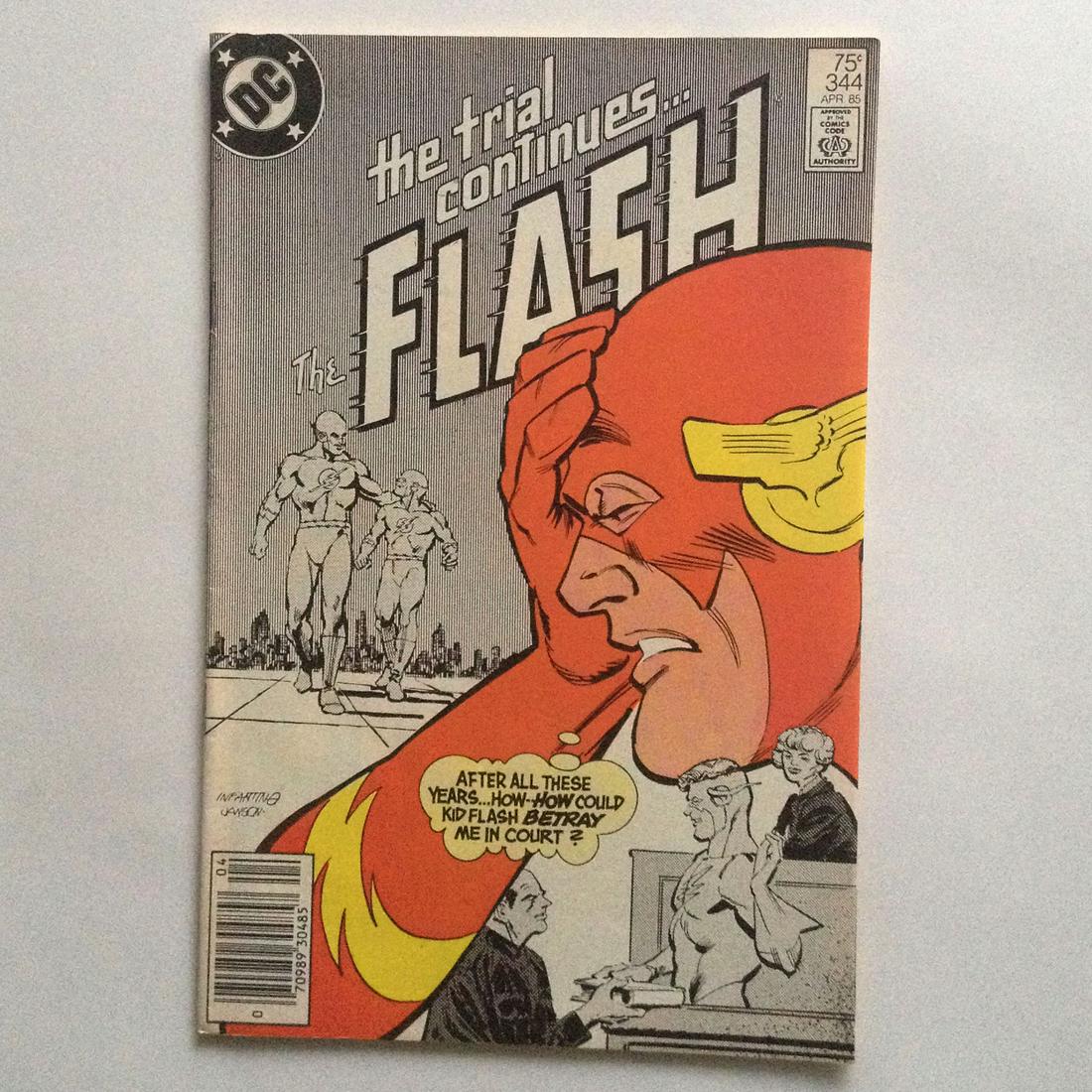 FLASH #344 1985 comic book DC (1 of 3)