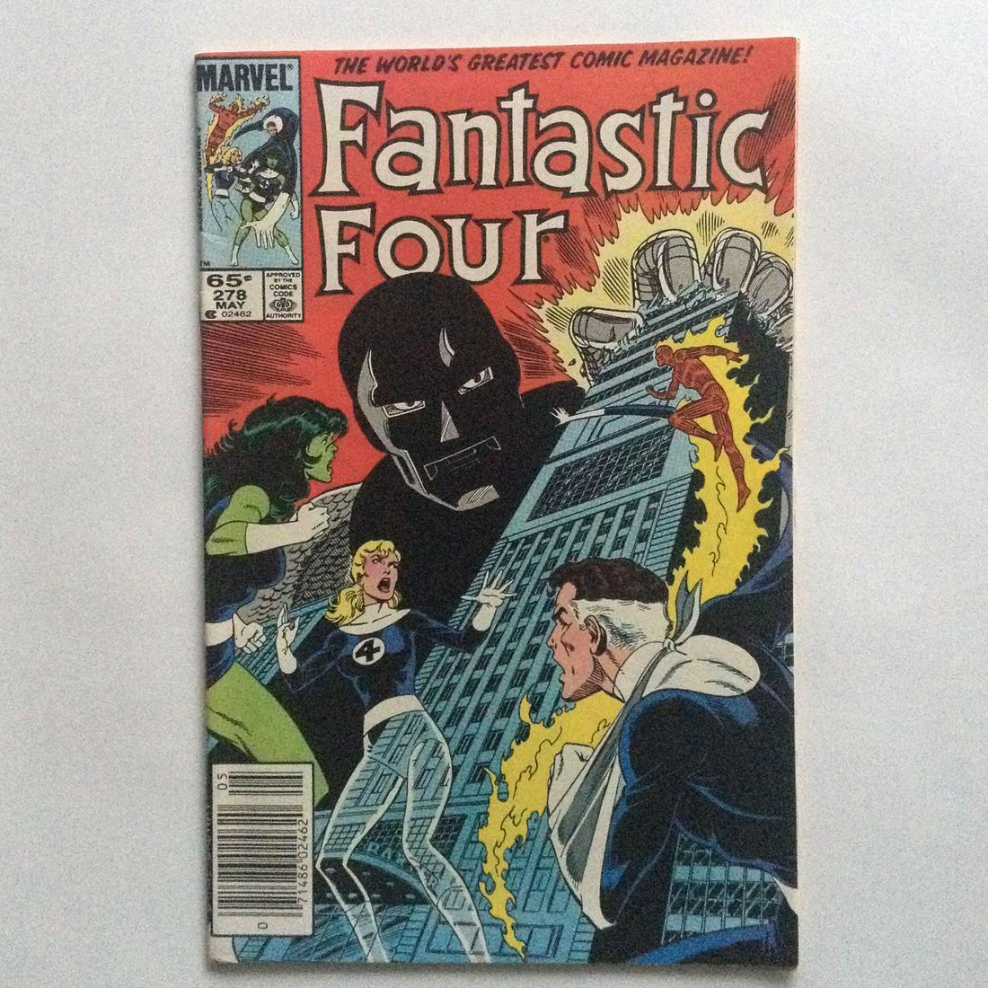 FANTASTIC FOUR #278 1985 comic book Marvel (1 of 3)