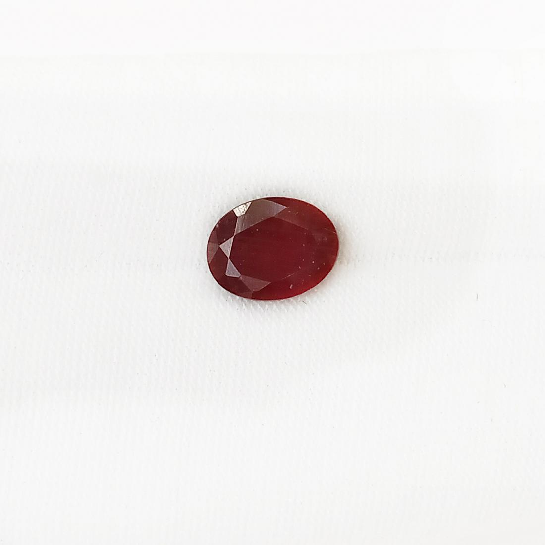 9x7 mm Oval shape faceted ruby, weight 2.65 cts (1 of 4)