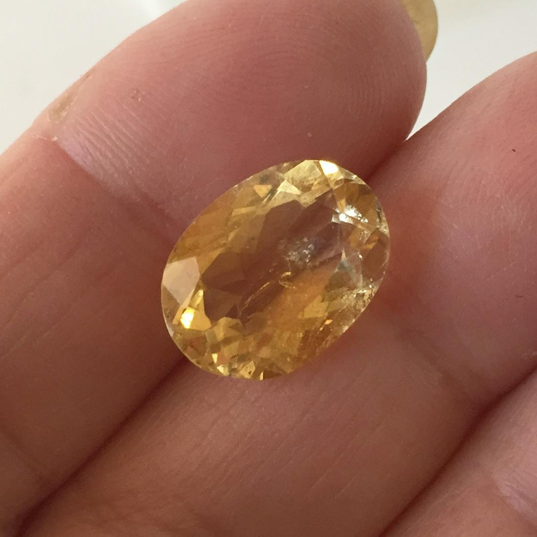 15x11 mm Oval shape faceted Citrine, weight 6.91 cts (1 of 3)