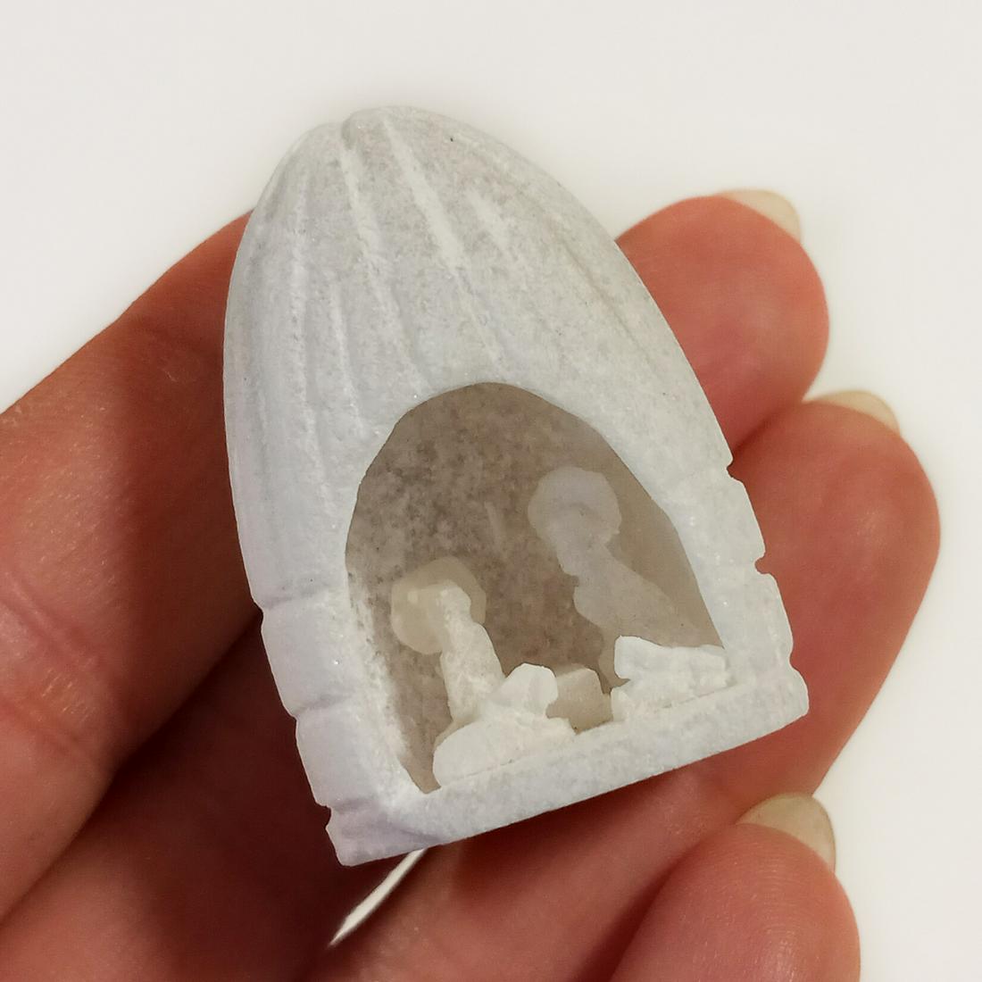 Carved Mable nativity scene (1 of 5)