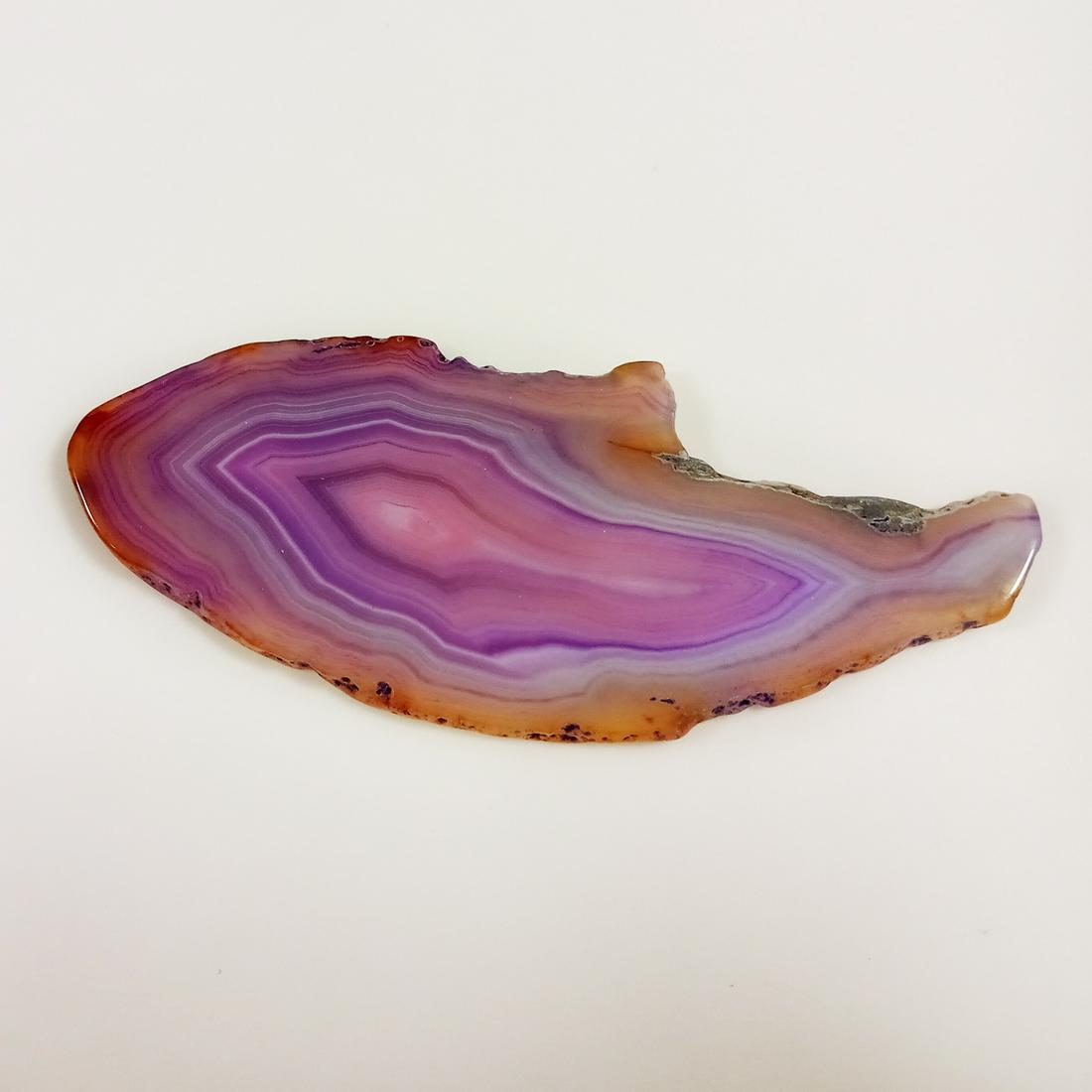 Purple Brown Agate free shape polished slice (1 of 4)