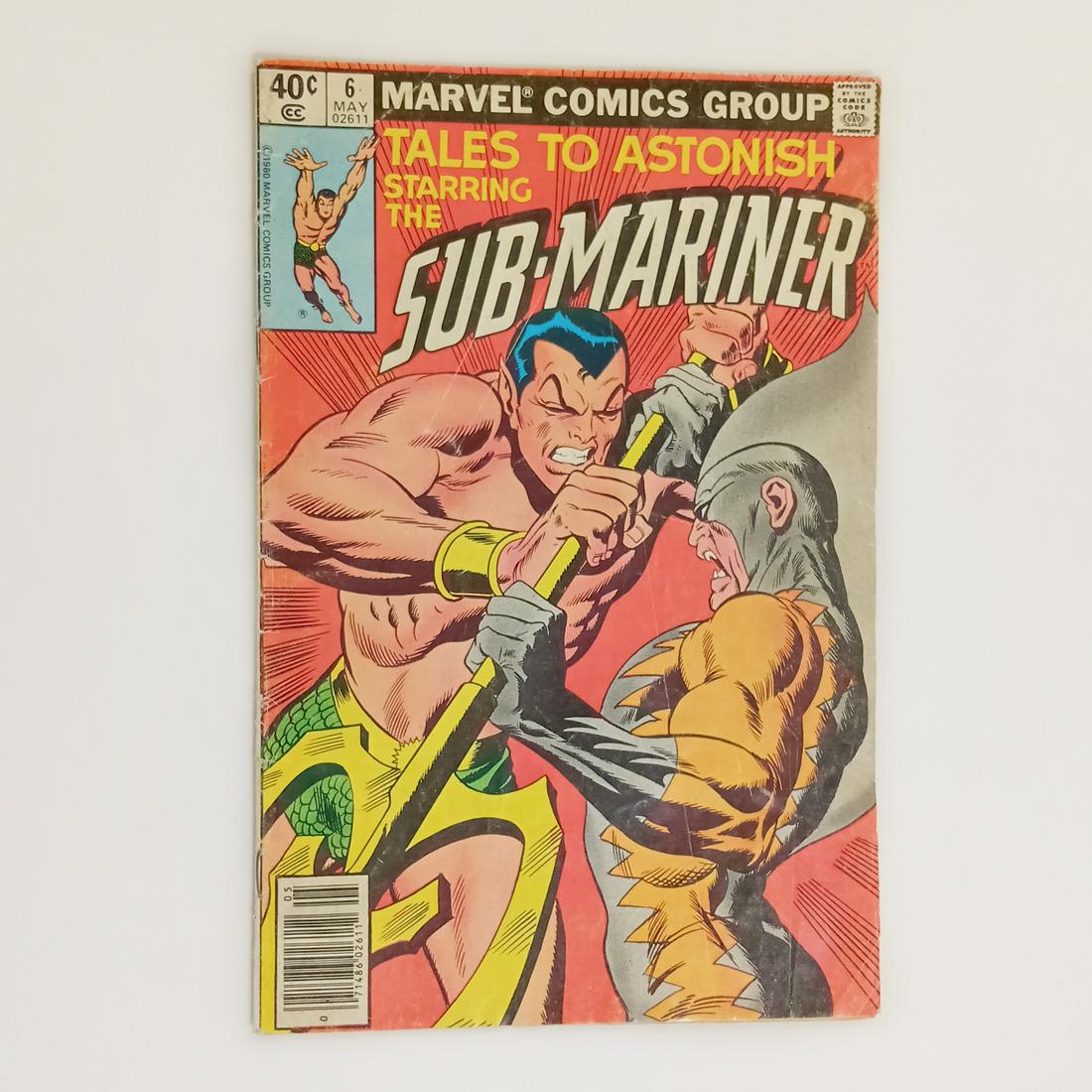 SUB-MARINER #6 Vol.2 1980 comic book Marvel (1 of 7)