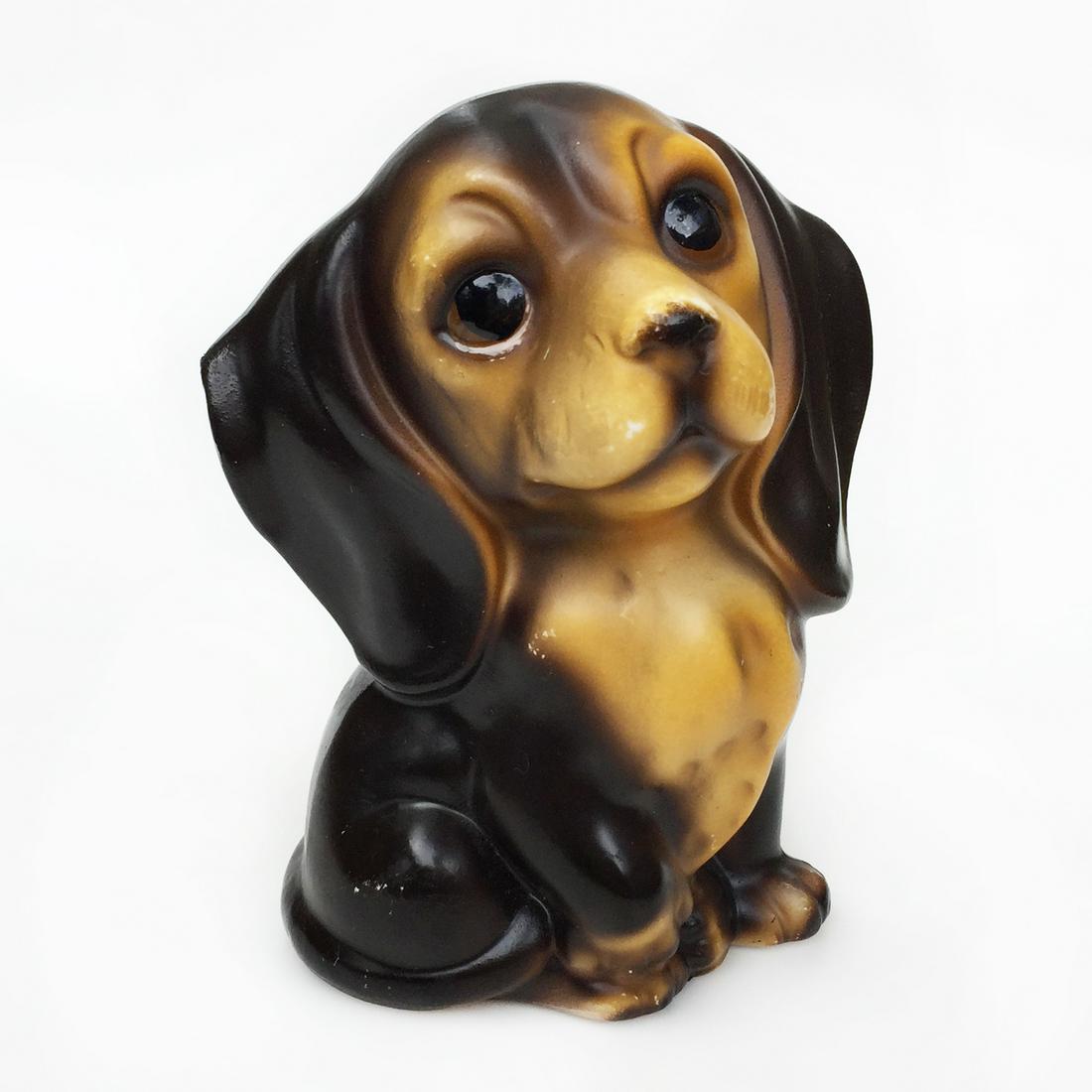 CHOICE IMPORTS: Vintage ceramic Dog Puppy figurine 5" (1 of 4)
