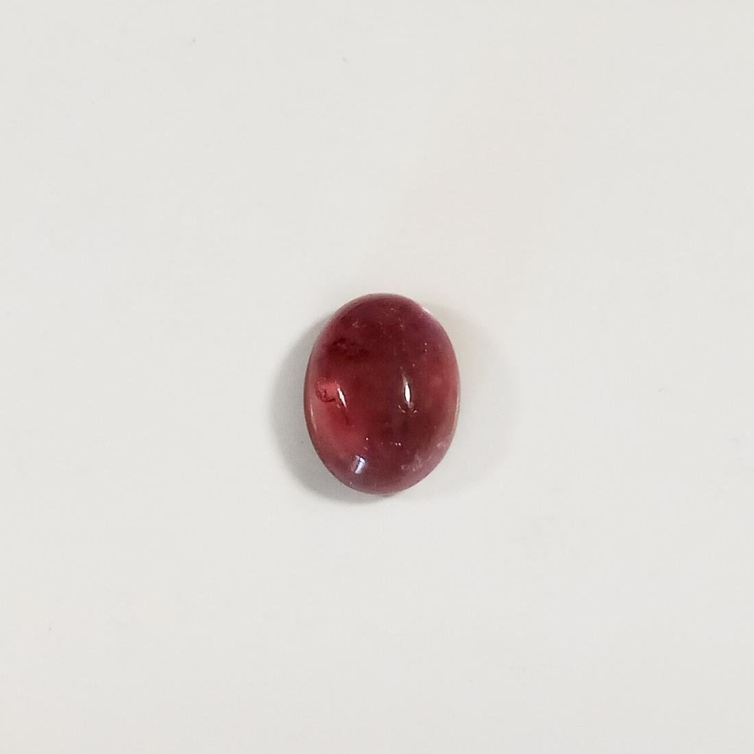 Oval shape Pink Tourmaline cabochon, weight 2.14 cts (1 of 3)