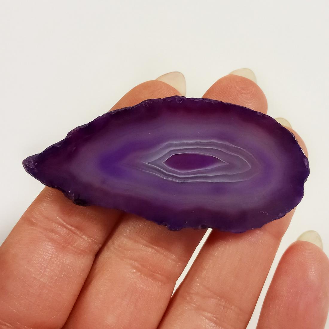 Purple Agate free shape polished slice (1 of 4)