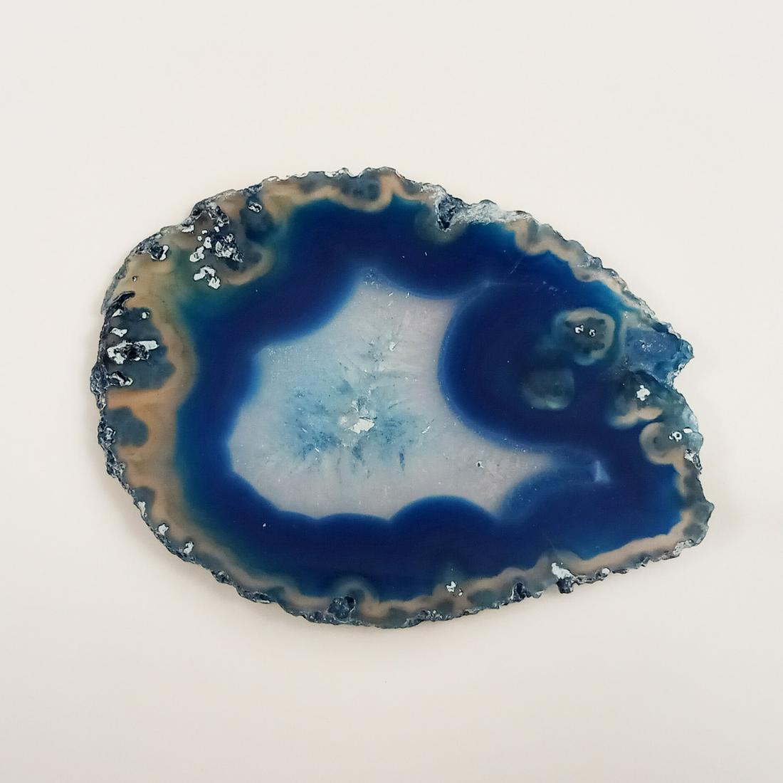 Blue Agate free shape polished slice (1 of 4)