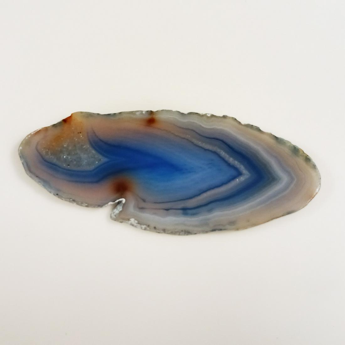Blue Agate free shape polished slice (1 of 4)