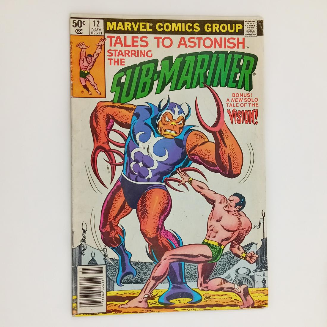 SUB-MARINER #12 Vol.2 1980 comic book Marvel (1 of 4)