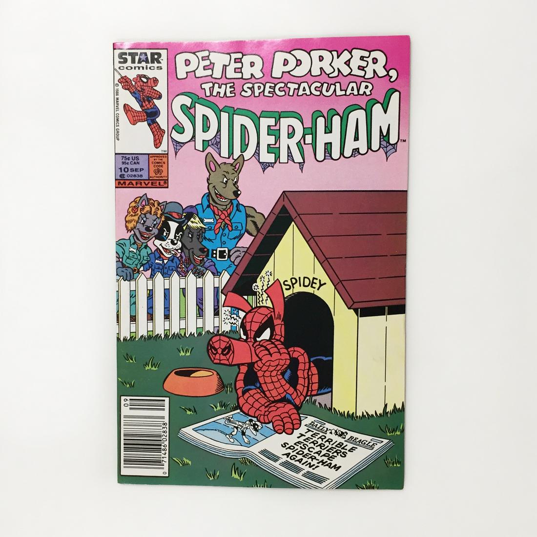 SPIDER HAM #10 1986 comic book STAR Marvel (1 of 3)