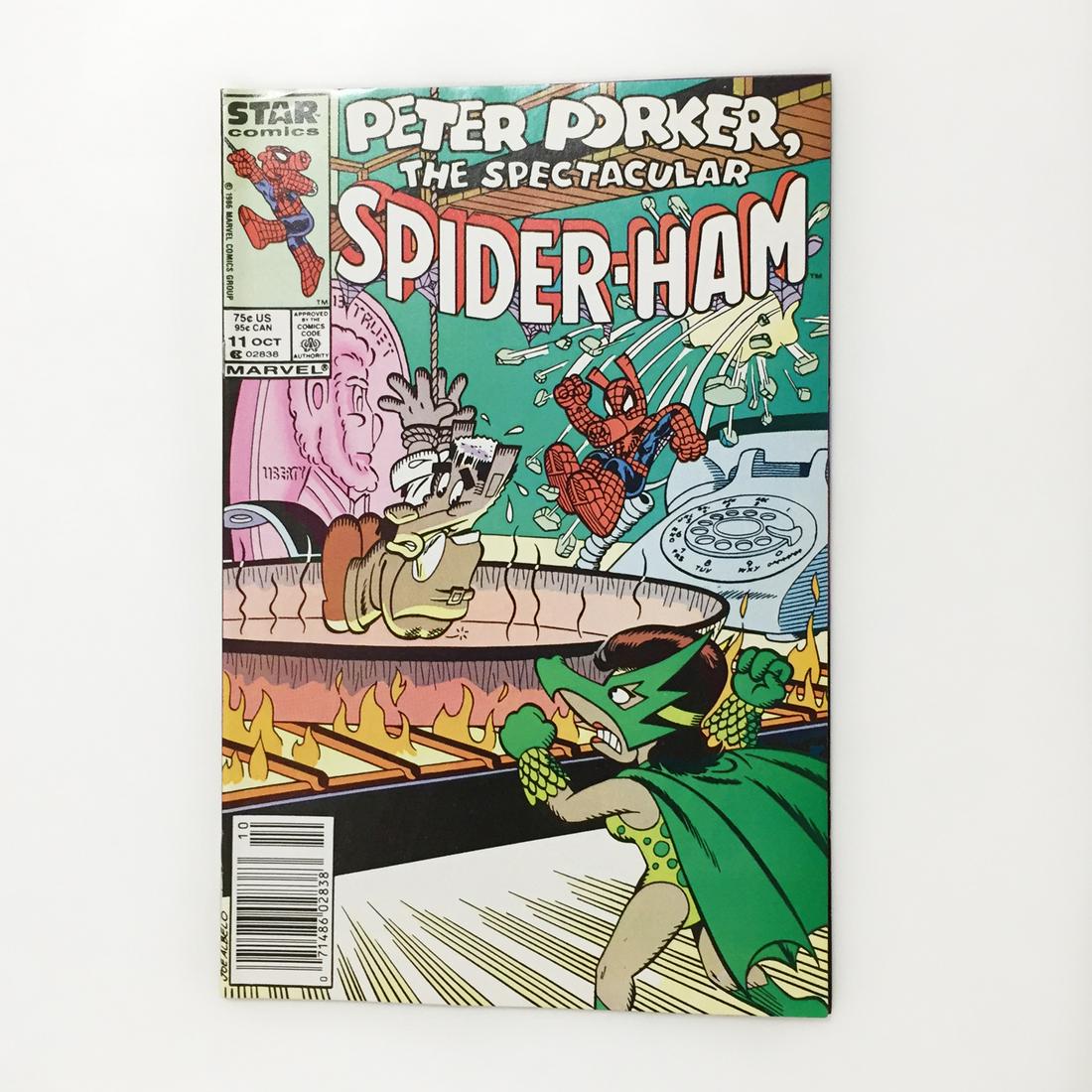 SPIDER HAM #11 1986 comic book STAR Marvel (1 of 3)