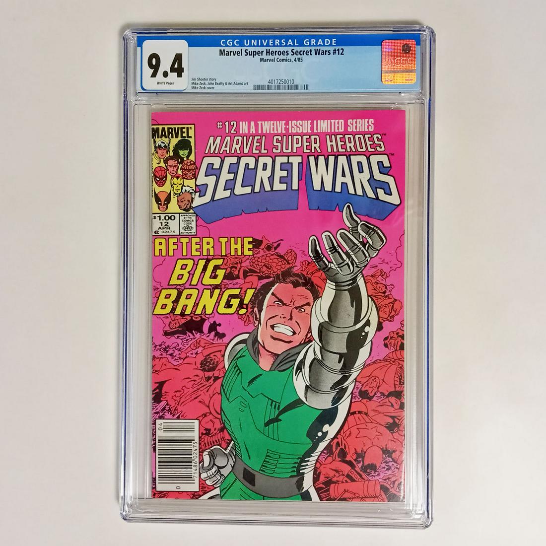 GRADED CGC 9.4 WH SECRET WARS #12 1985 comics (1 of 2)
