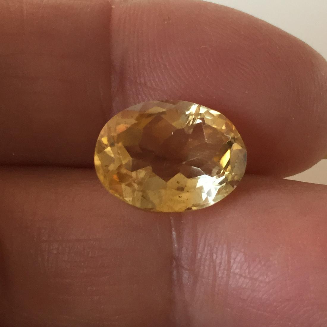 14x10 mm Oval shape faceted Citrine, weight 6.44 cts (1 of 3)