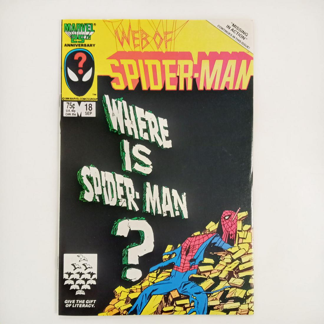 WEB OF SPIDERMAN #18 1989 Marvel comic book (1 of 3)
