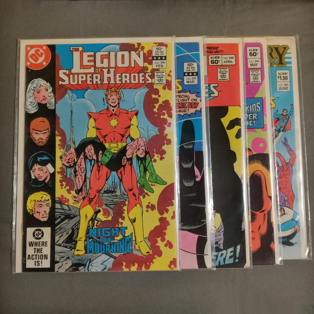 5 LEGION of SUPERHEROES 296 297 298 299 300 (1 of 6)