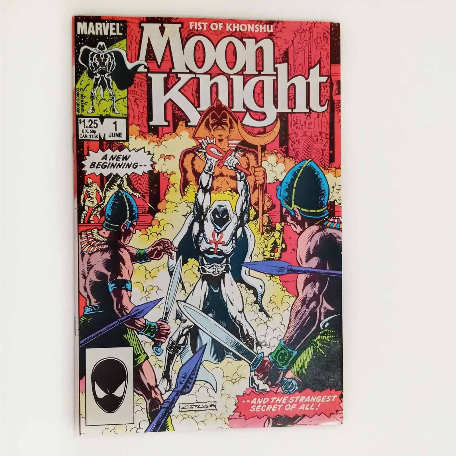 FIST OF KHONSHU MOON NIGHT #1 1985 comic book Marvel (1 of 3)