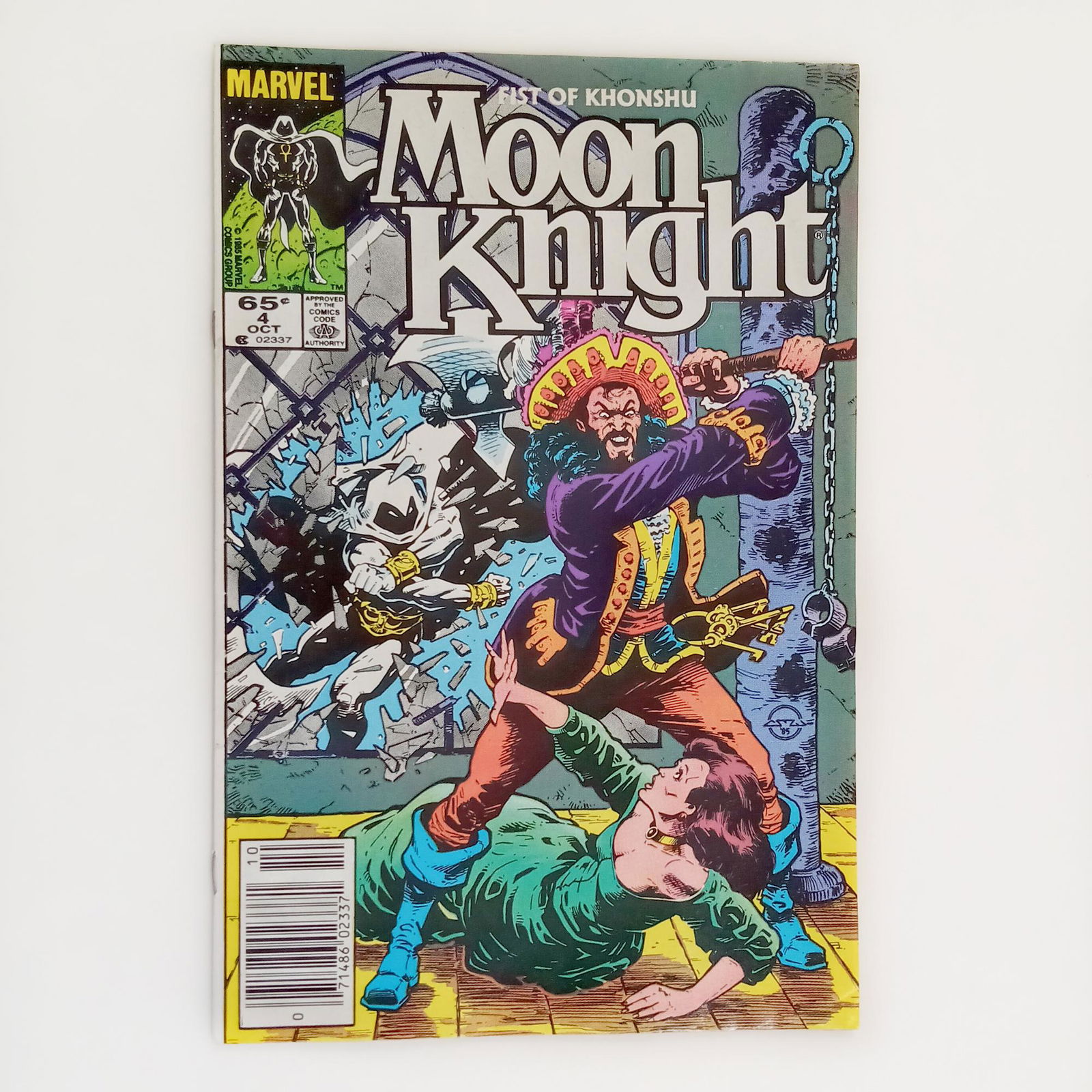 FIST OF KHONSHU MOON NIGHT #4 1985 comic book Marvel (1 of 3)