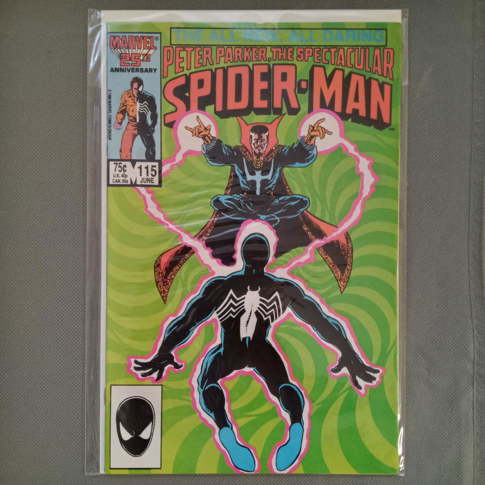 PETER PARKER The spectacular SPIDERMAN #115 comics (1 of 1)