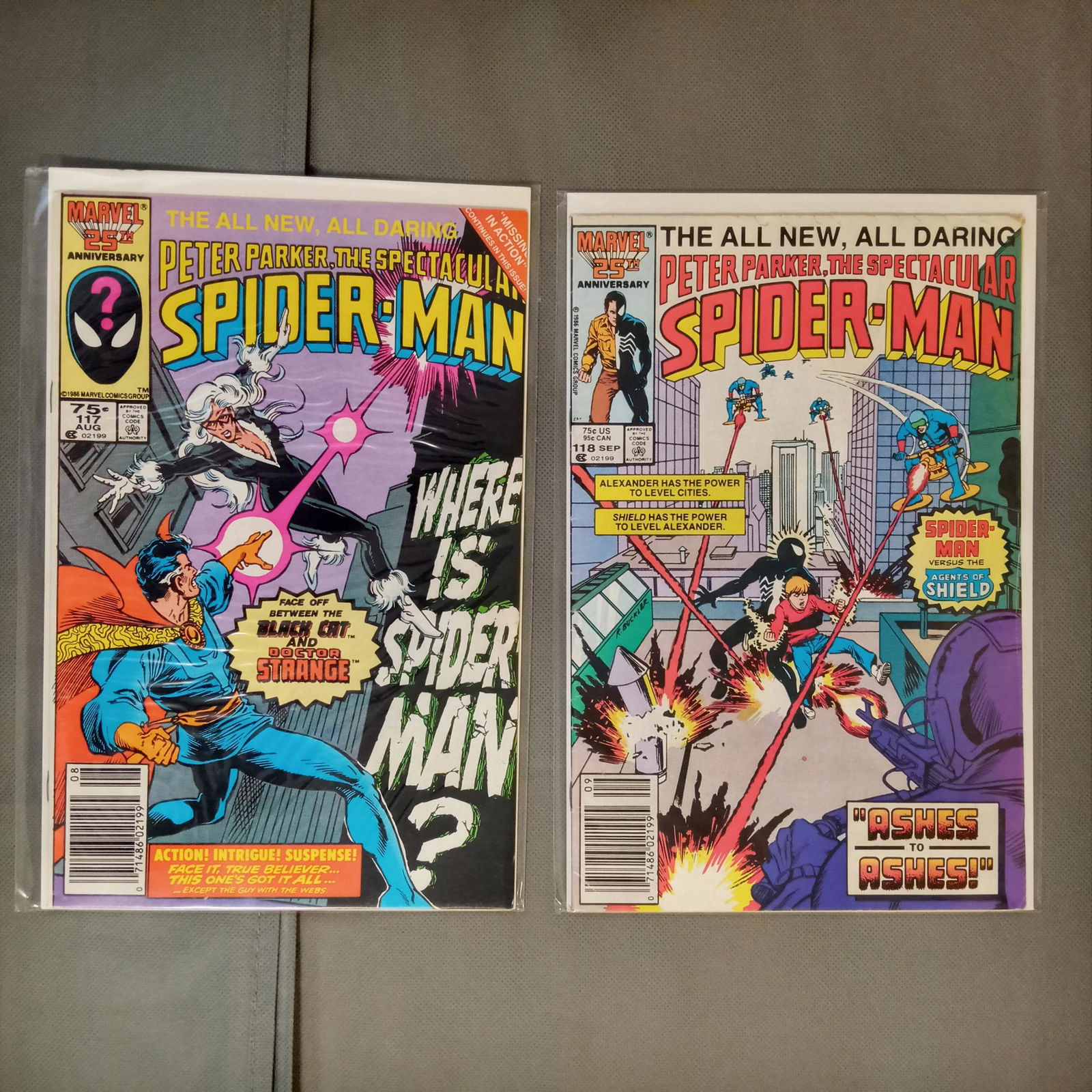 2 PETER PARKER The spectacular SPIDERMAN #117, 118 (1 of 1)