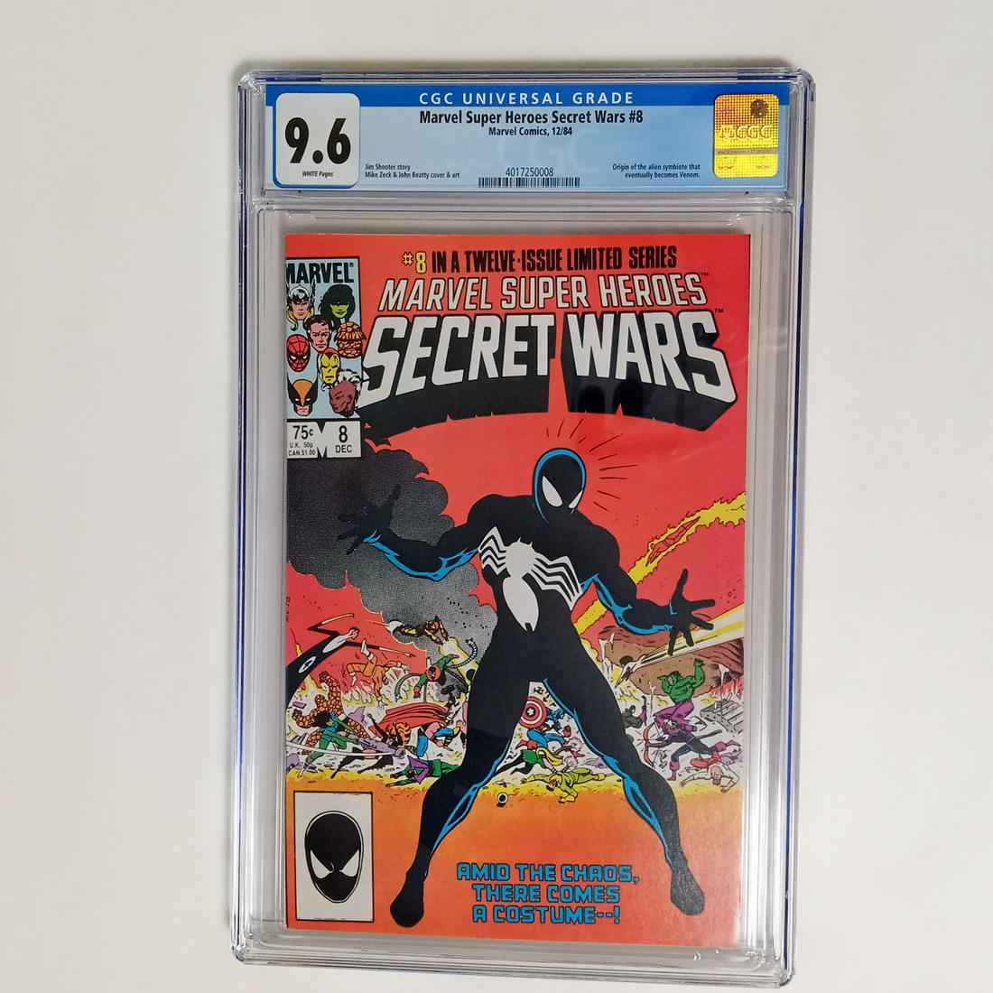 GRADED CGC 9.6 WH SECRET WARS #8 1984 comics (1 of 2)