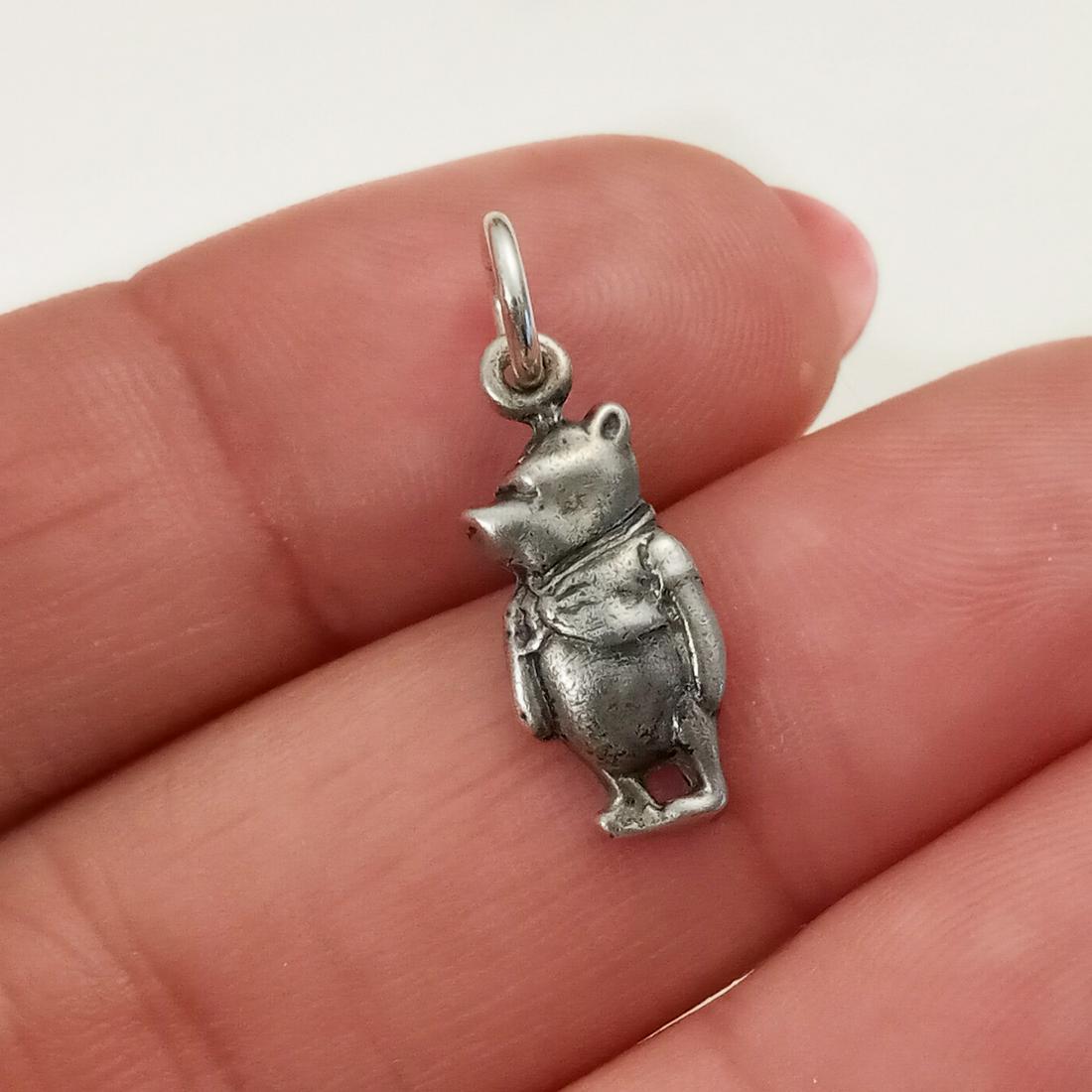 DISNEY Sterling silver Winnie the Pooh charm pendant (1 of 4)