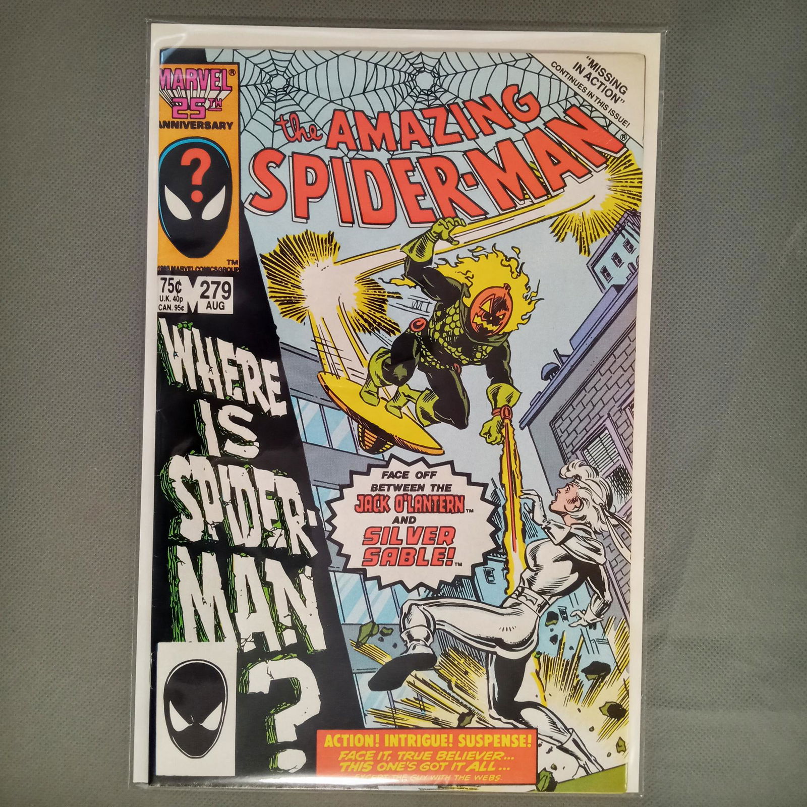 The AMAZING SPIDERMAN #279 MARVEL comic books (1 of 1)