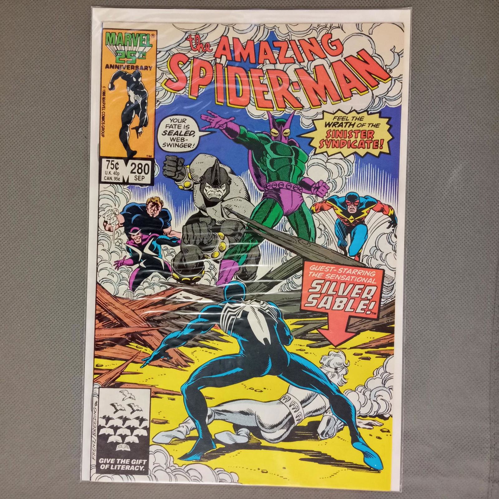 The AMAZING SPIDERMAN #280 MARVEL comic books (1 of 1)