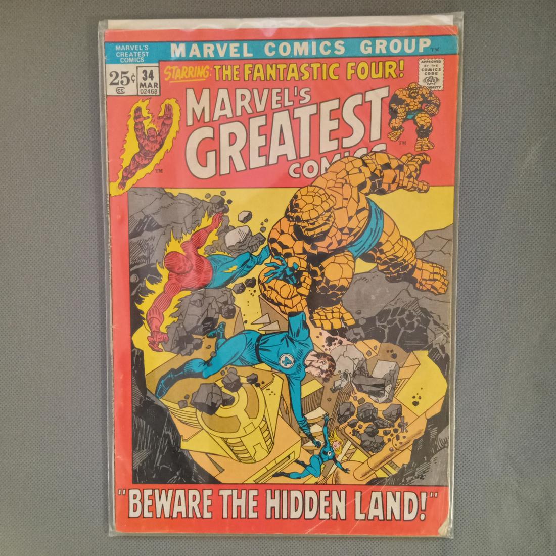 MARVELS GREATEST COMICS FANTASTIC FOUR #34 reprint (1 of 1)