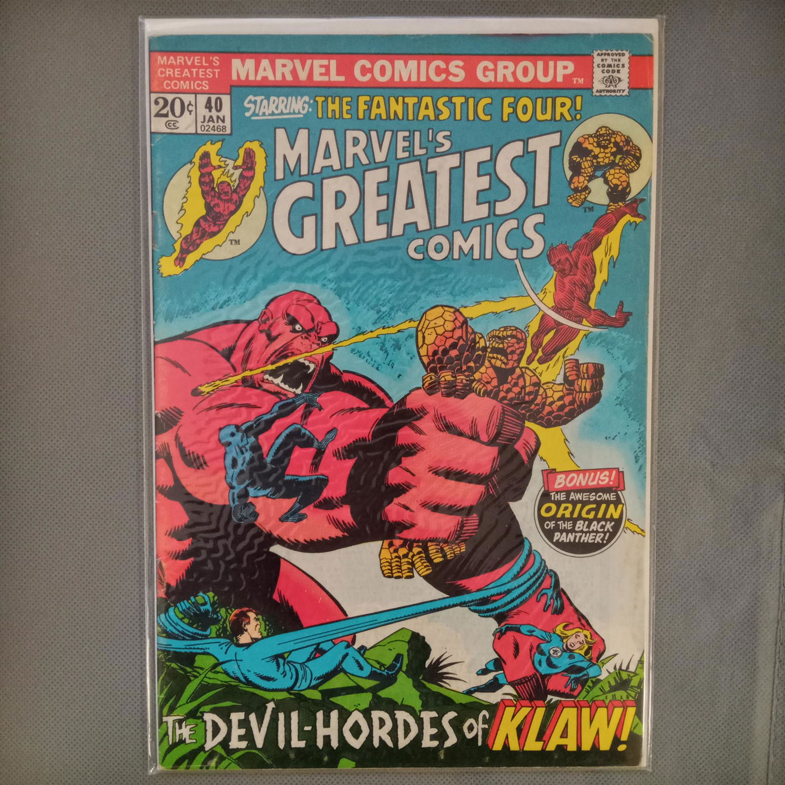 MARVELS GREATEST COMICS FANTASTIC FOUR #40 reprint (1 of 1)