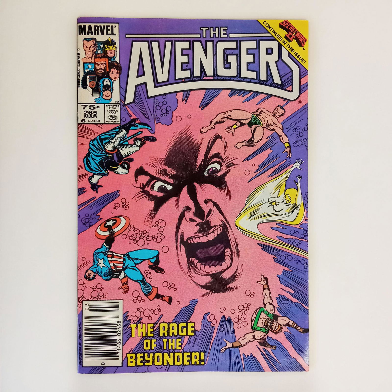 AVENGERS #265 1986 comic book Marvel (1 of 6)
