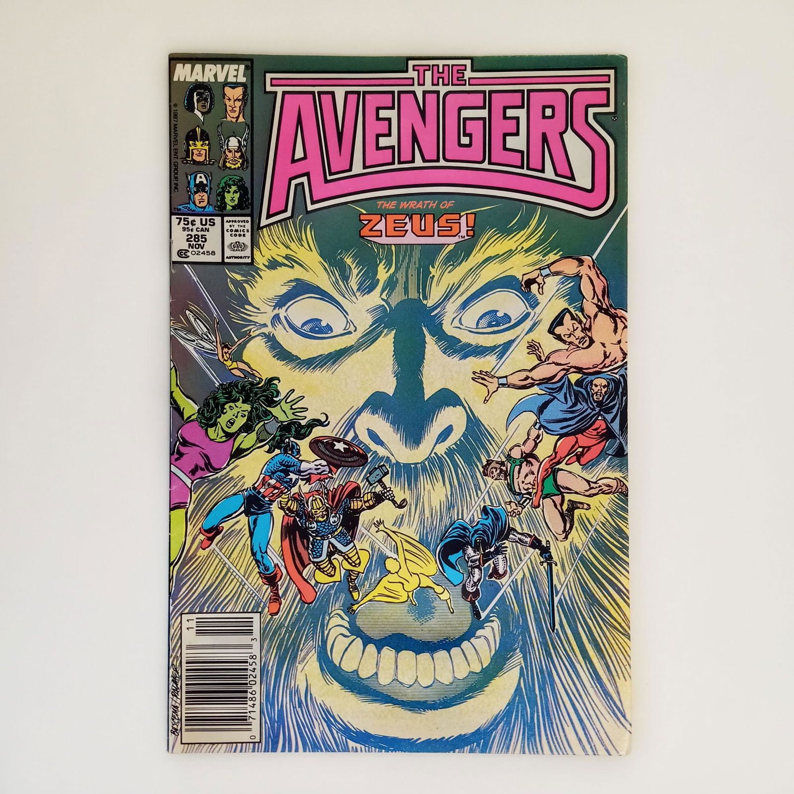 AVENGERS #285 1987 comic book Marvel (1 of 7)