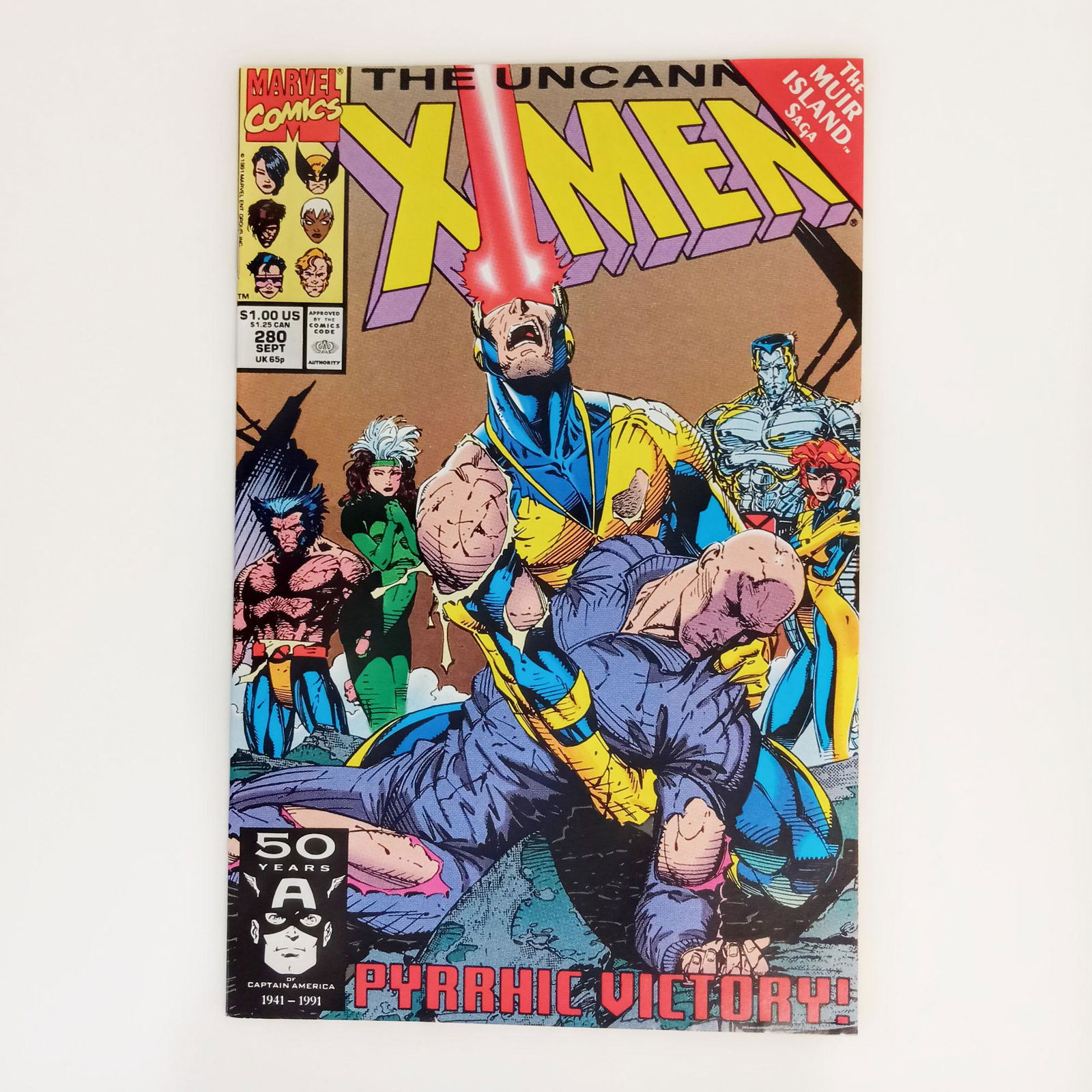 UNCANNY X-MEN #280 1991 comic book Marvel (1 of 5)