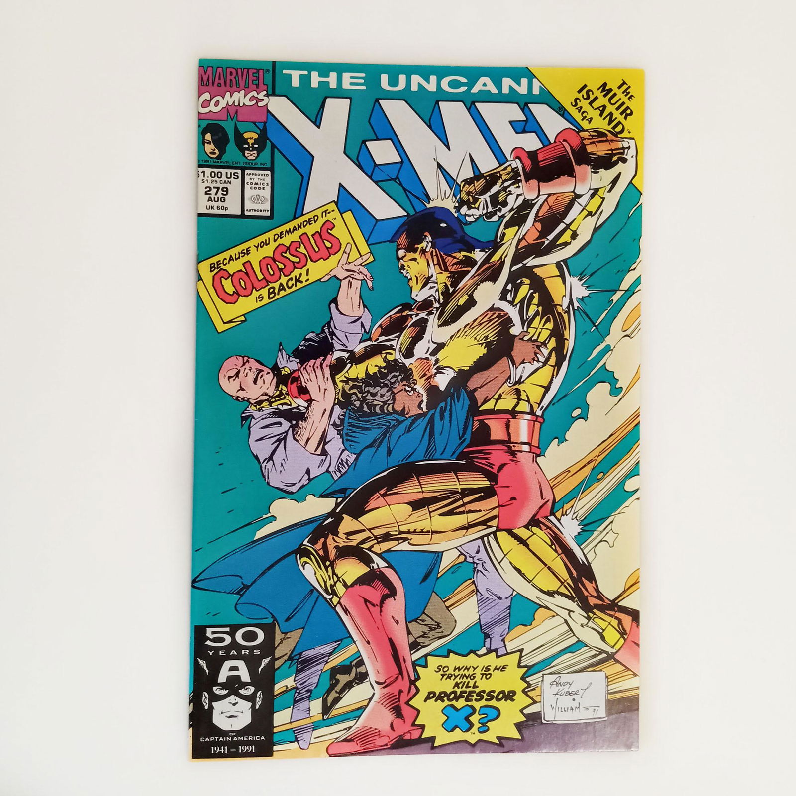 UNCANNY X-MEN #279 1991 comic book Marvel (1 of 6)