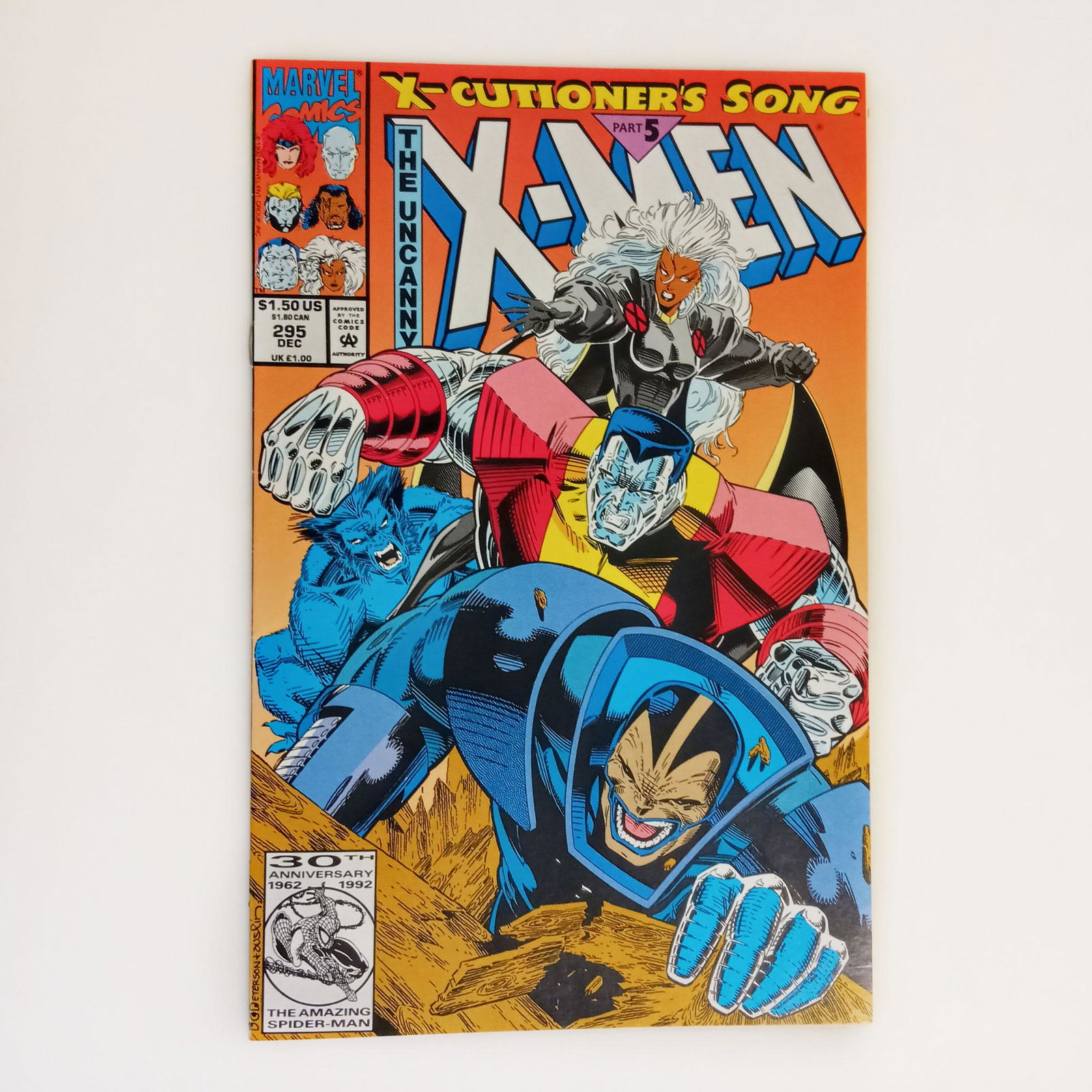UNCANNY X-MEN #295 1992 comic book Marvel (1 of 5)