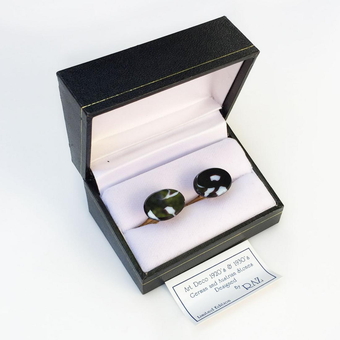 Vintage 1/20 14K Gold Filled oval cufflinks by RAZ (1 of 9)