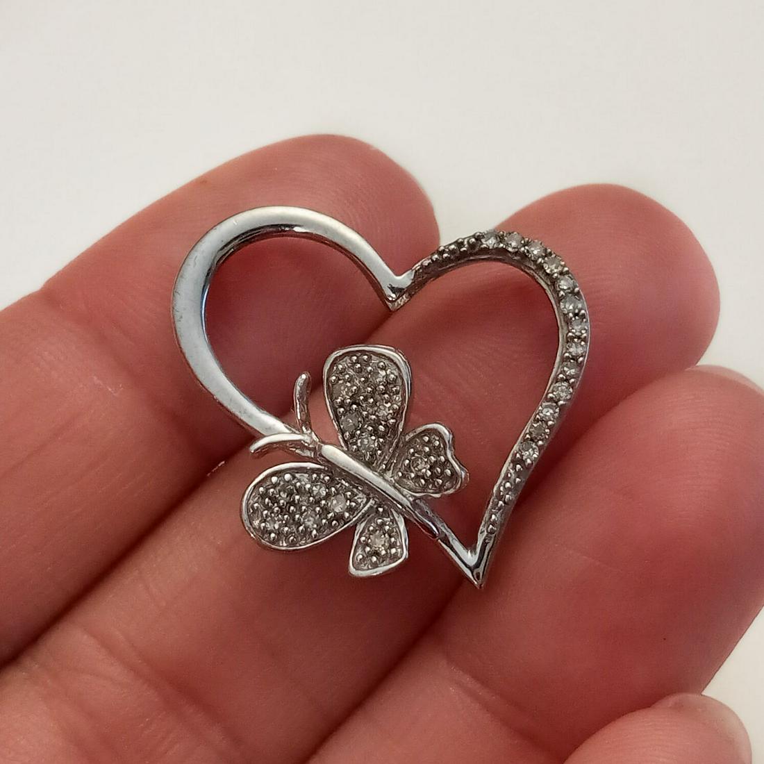 925 jtw heart on sale necklace