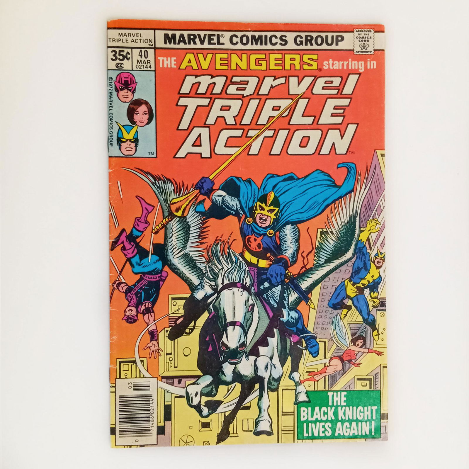 MARVEL TRIPLE ACTION ft AVENGERS #40 1978 comic book (1 of 7)