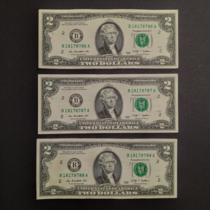 (5) New US $5 Five Dollar Bill Consecutive Serial number # Uncirculated