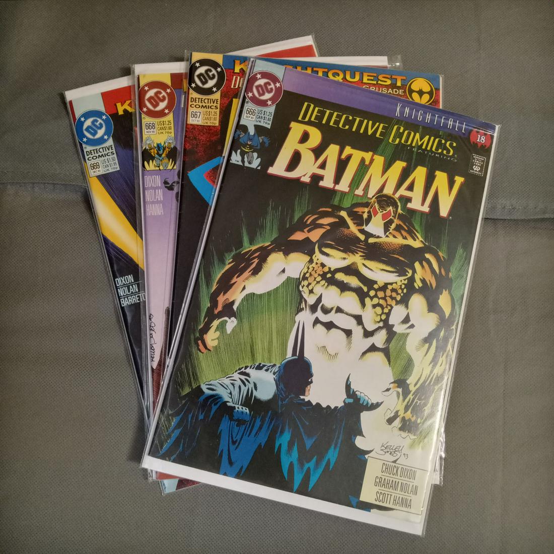 4 DETECTIVE COMICS BATMAN #666-669 DC Comic books (1 of 2)
