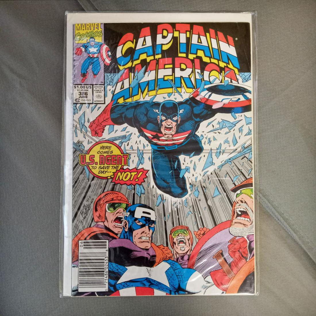 CAPTAIN AMERICA #386 MARVEL comic book (1 of 1)