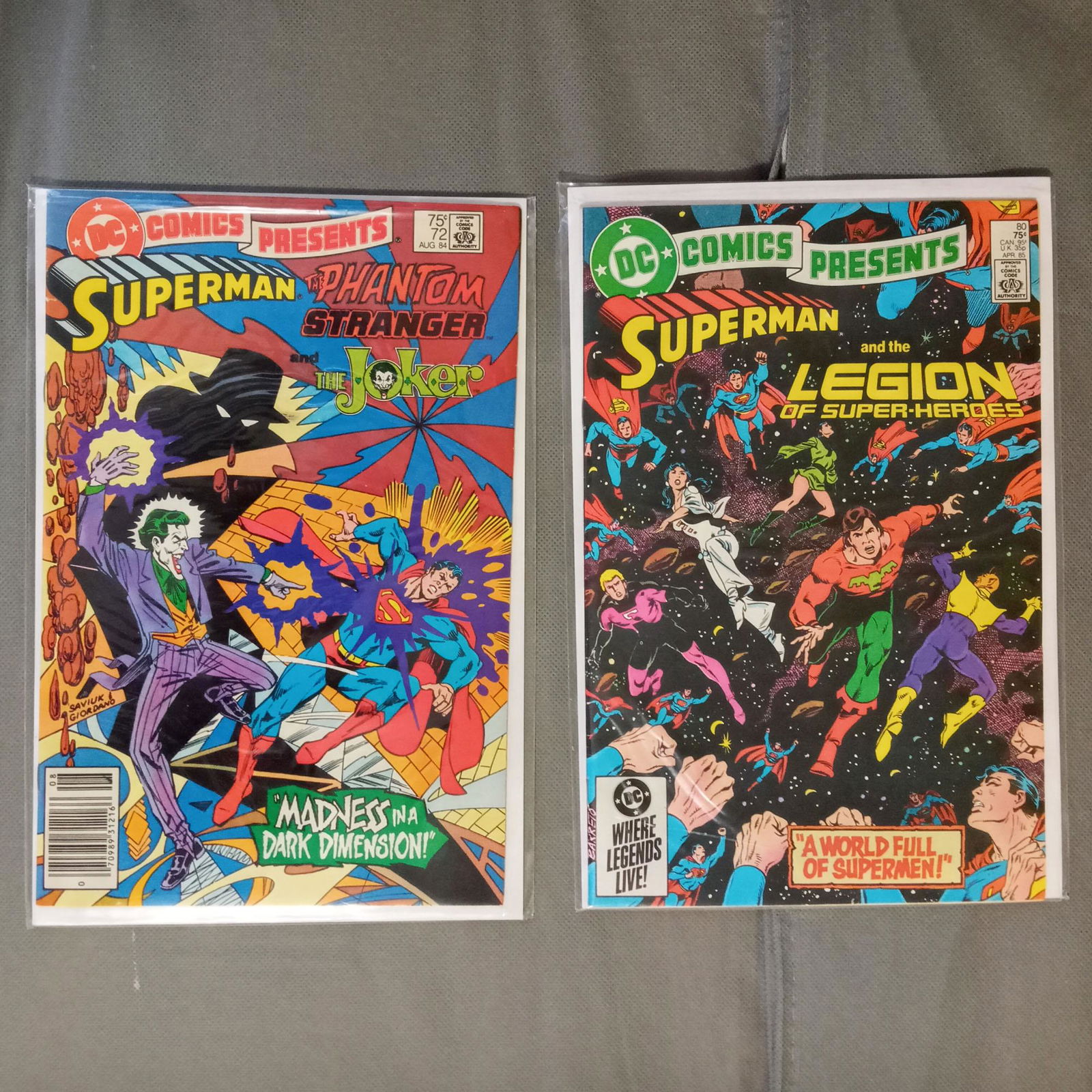 2 DC Comics Present SUPERMAN and … #72, 80 comic books (1 of 1)