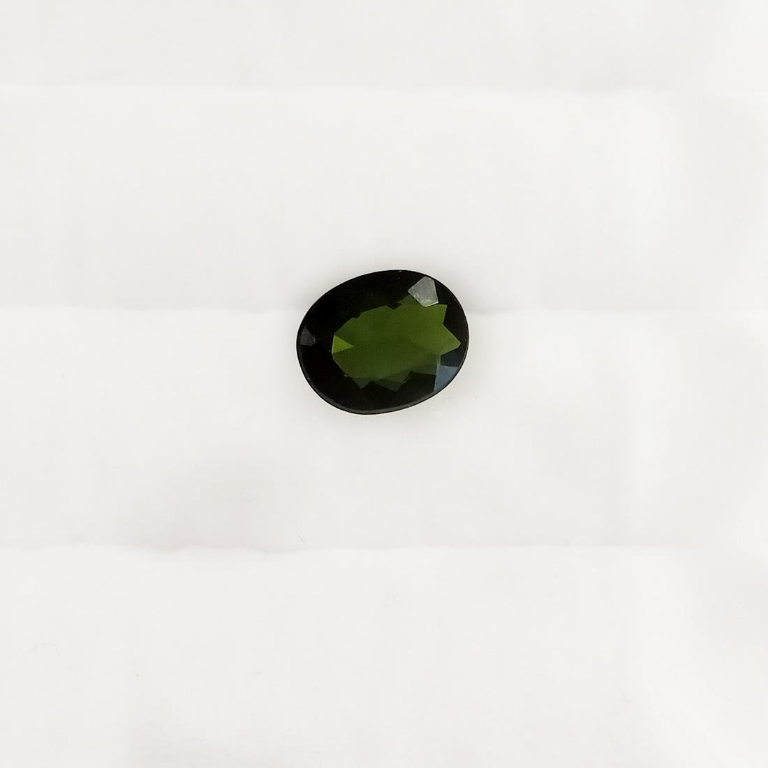 Oval shape faceted Green Tourmaline, weight 1.82 cts (1 of 3)