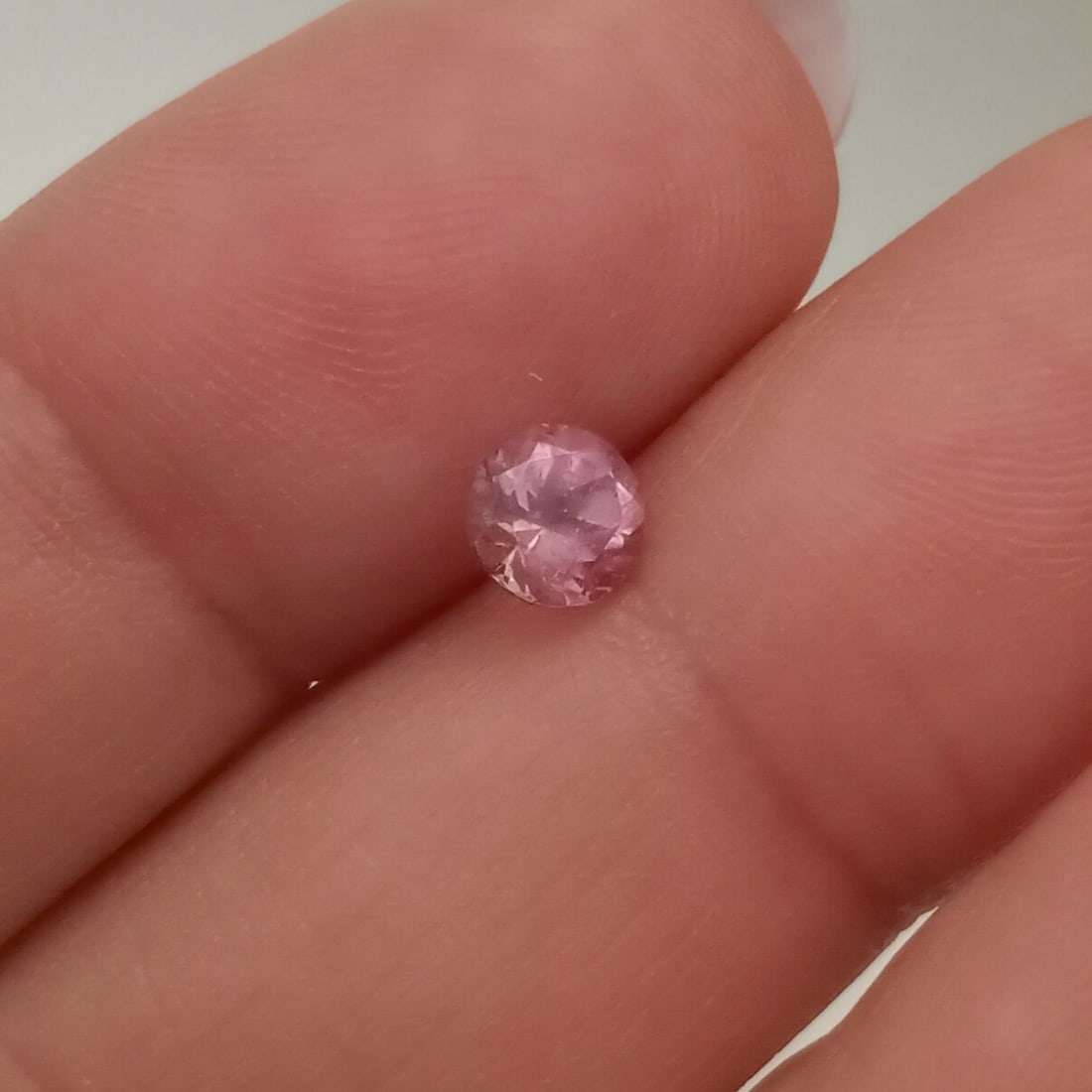 5 mm Round shape faceted Pink Tourmaline, weight 0.55 cts (1 of 3)
