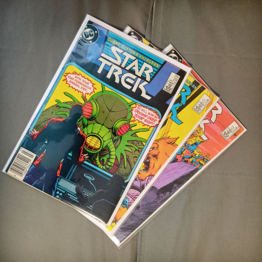 Lot of 3 STAR STREK #24 25 26 1986 DC Comic books (1 of 2)