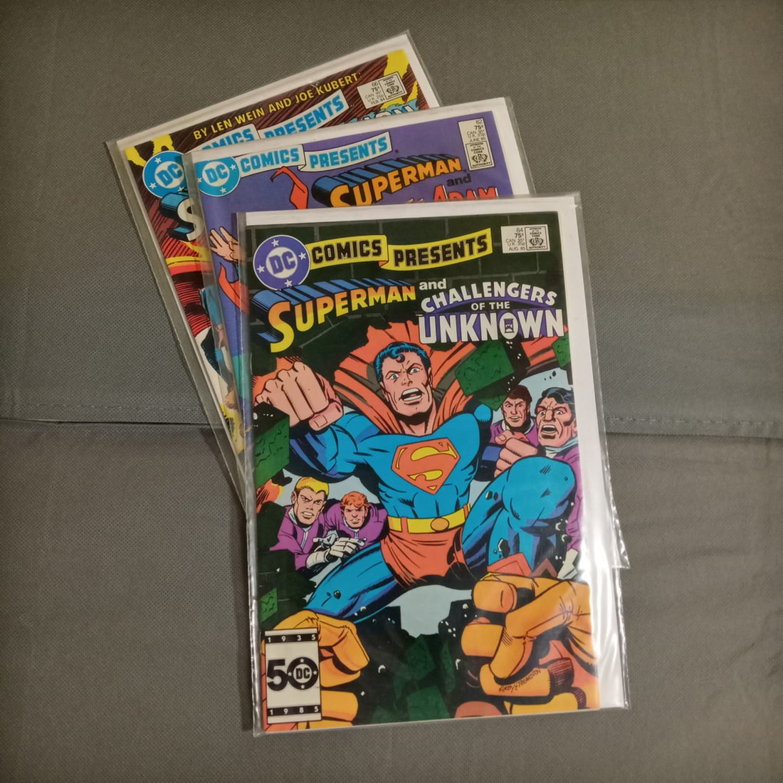 3 DC Comics Present SUPERMAN and … #66 82 84 comic (1 of 4)
