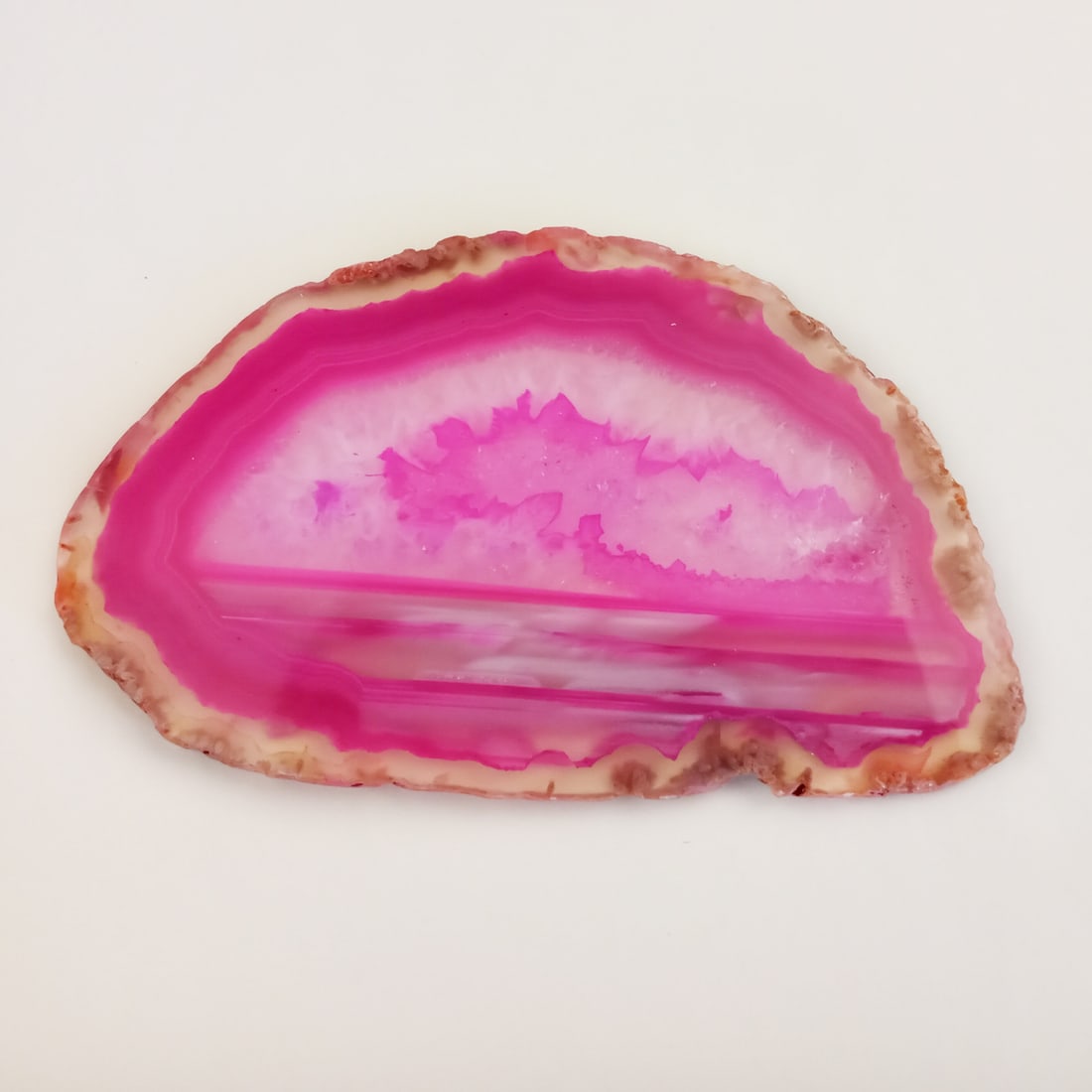 Magenta Pink Agate free shape polished slice (1 of 4)
